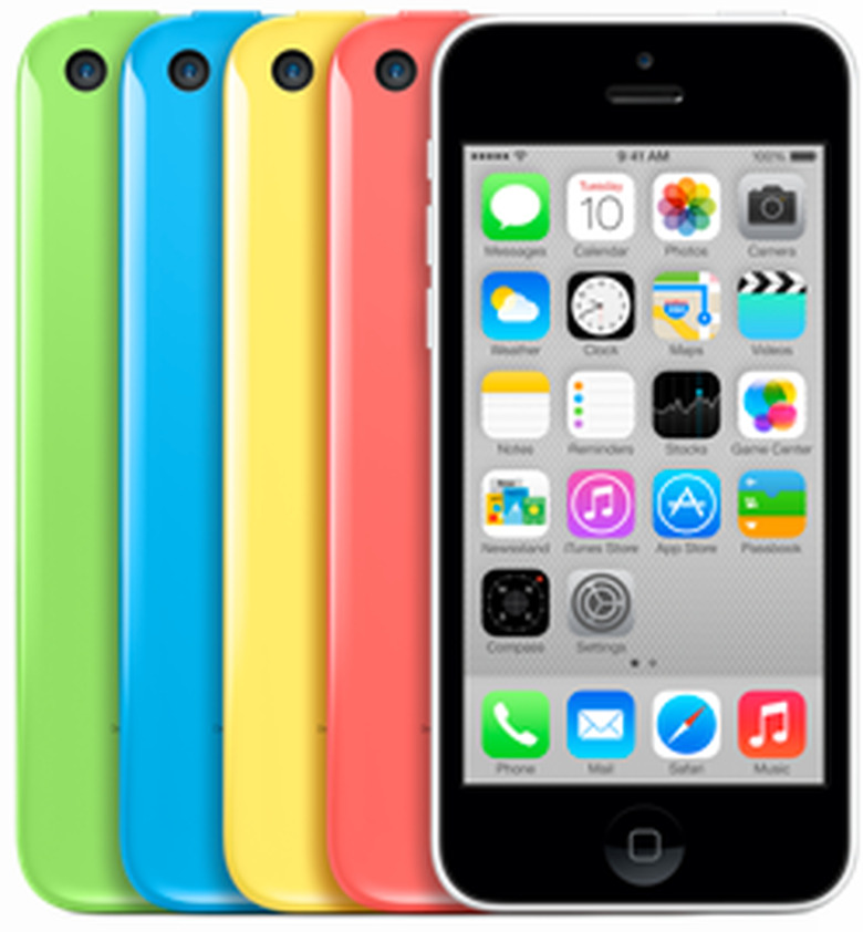 iPhone 5c lineup