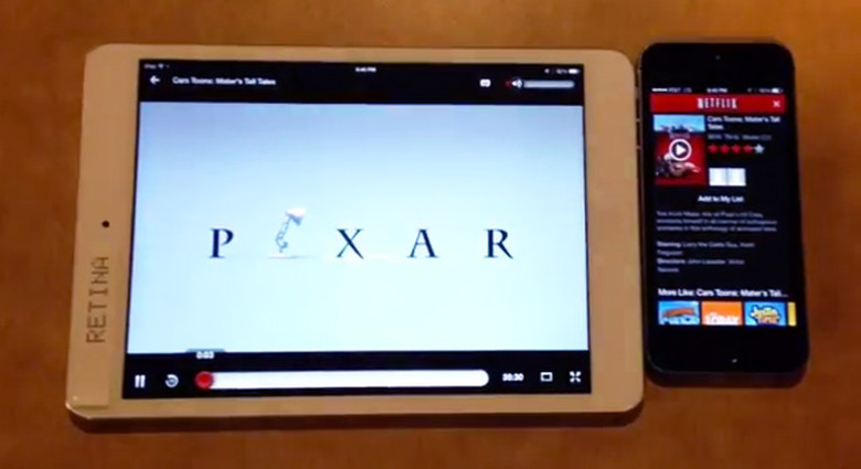 Netflix Beam sharing at Hack Day 2014