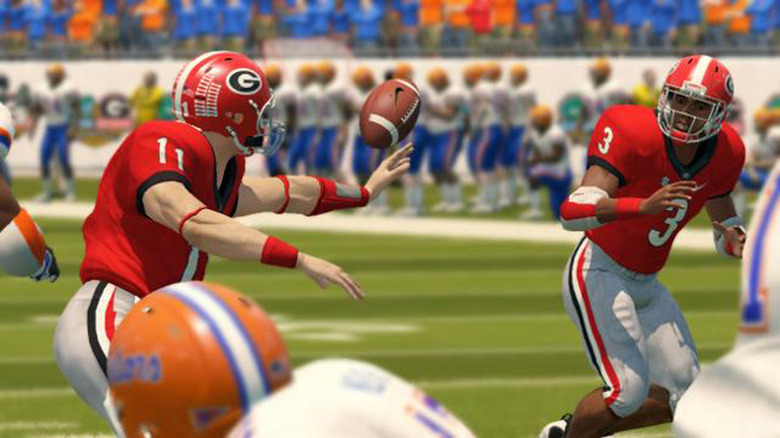 EA Sports told the NCAA it was using real players in its college football titles -- back in 2007