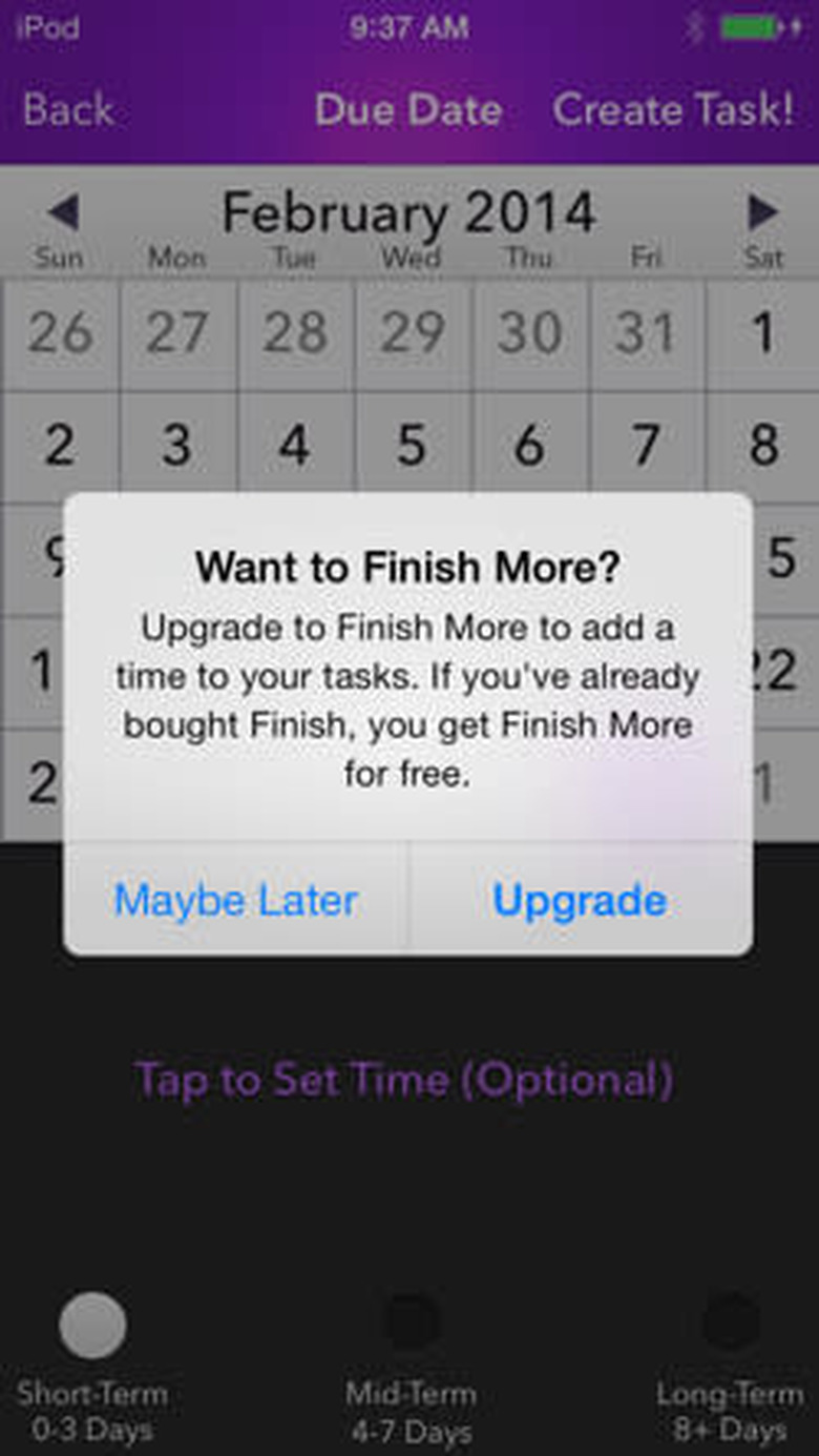 Finish for iPhone
