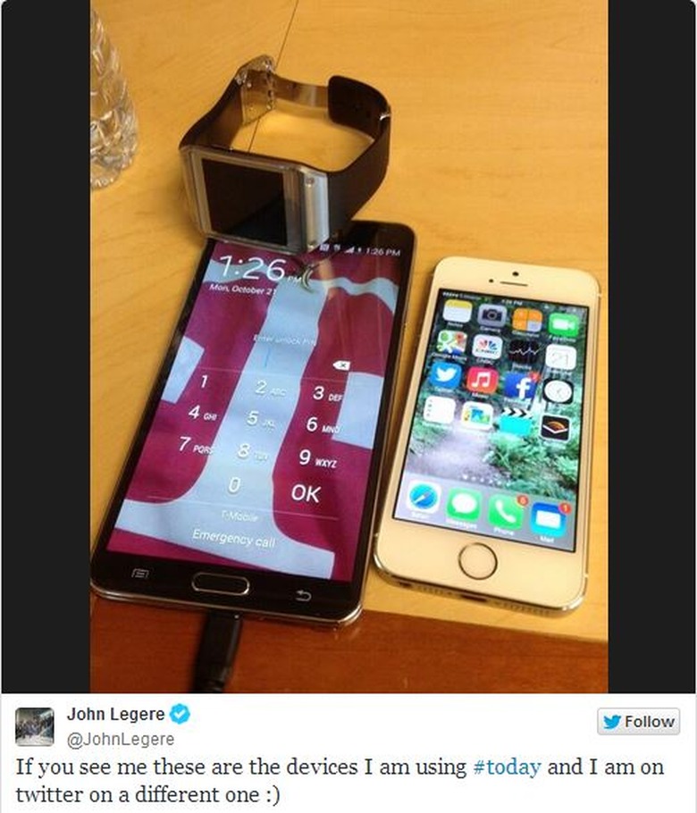 john legere t-mobile samsung