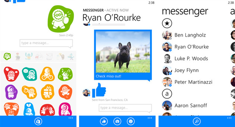 Facebook Messenger for Windows Phone