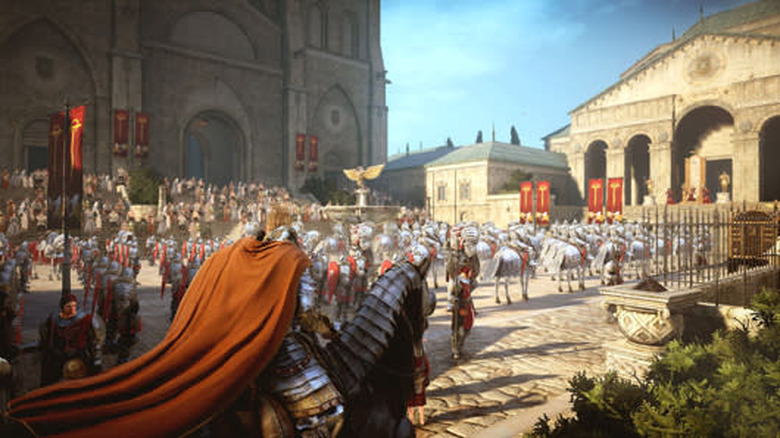 Black Desert military formation
