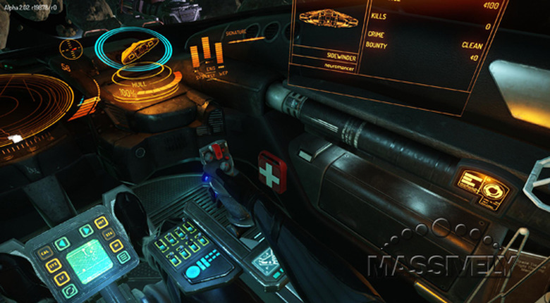 Elite Dangerous virtual cockpit right