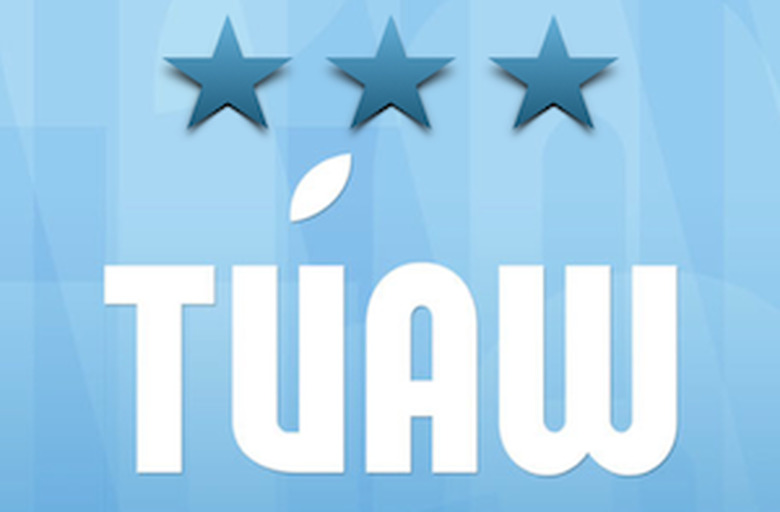 Rated three out of four stars by The Unofficial Apple Weblog