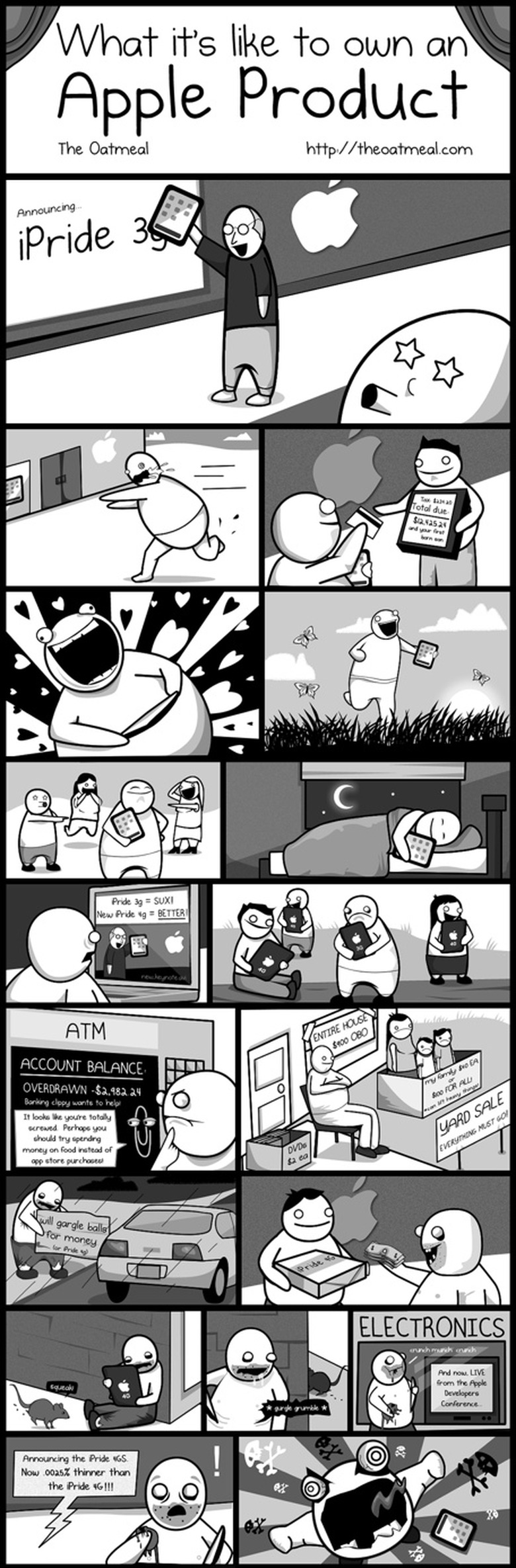 What it's like to own an Apple product -- The Oatmeal