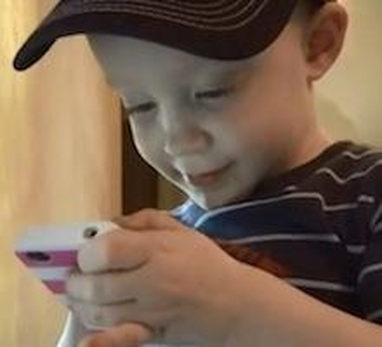 toddler facetime call