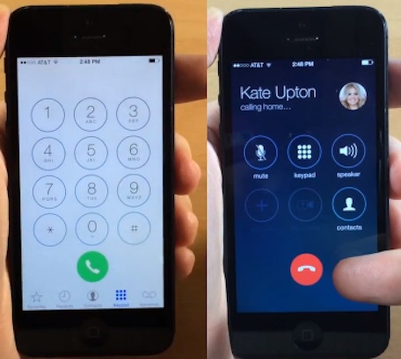 iphone 7.1 phone dialer