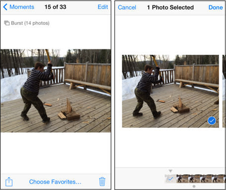 Burst Mode iOS 7