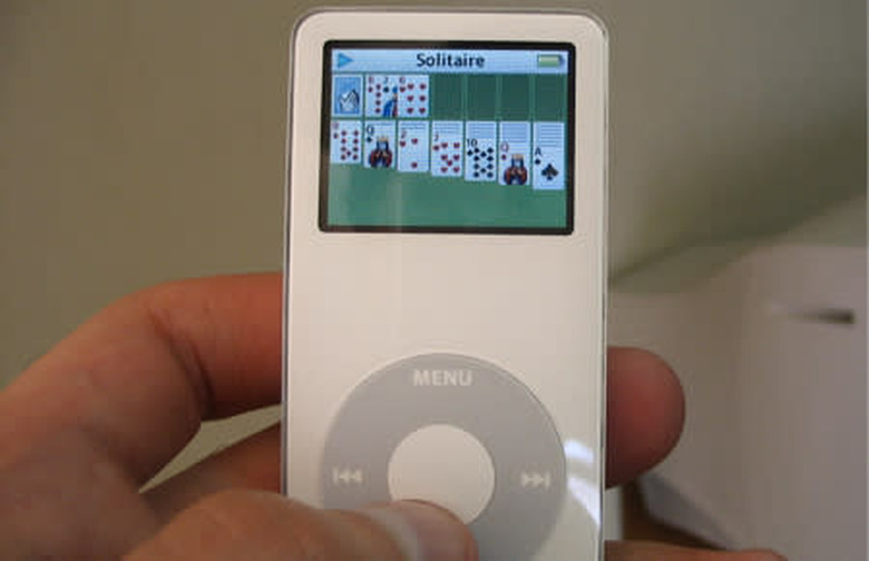 ipod with solitaire