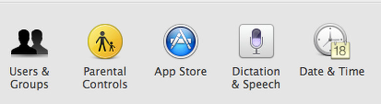 OS X App Store System Preferences