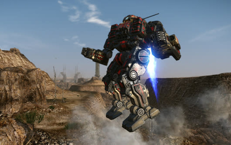MechWarrior jump-jetting