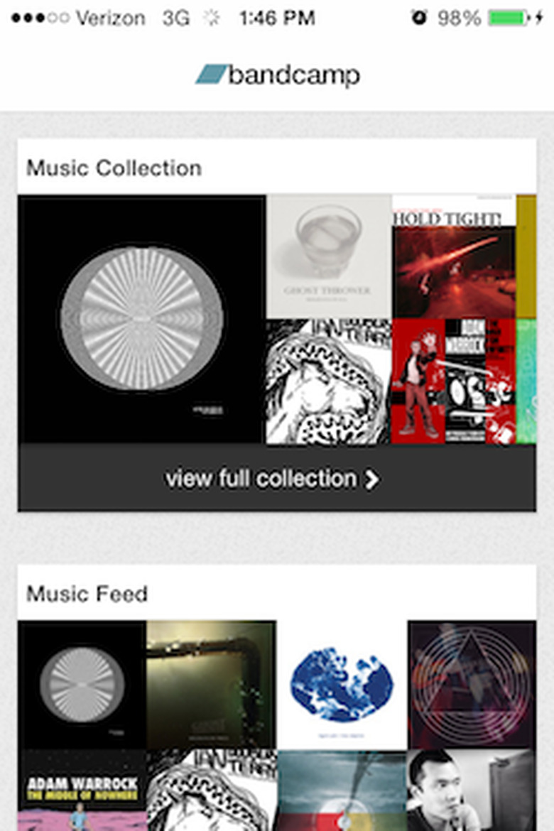 bandcamp ios