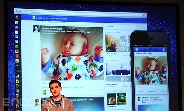 Facebook's News Feed redesign circa 2013