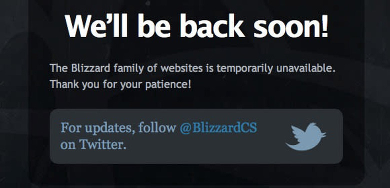 Website down