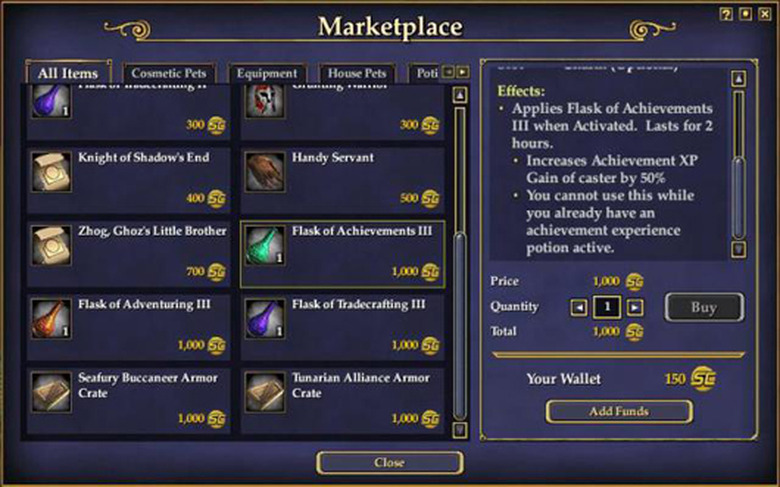 EQ2 cash shop