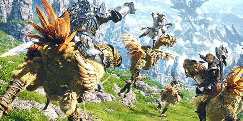 Riding Chocobos in Final Fantasy XIV