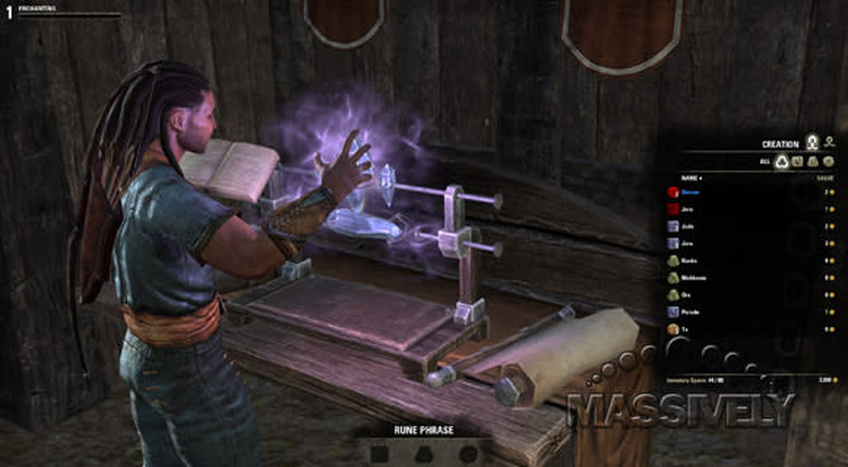 Elder Scrolls Online enchanting