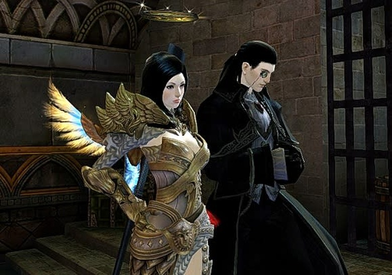 On the left, your classic valkyrie. On the right, early 90's goth.
