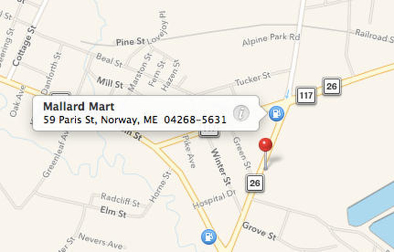 Maps Bookmarks OS X