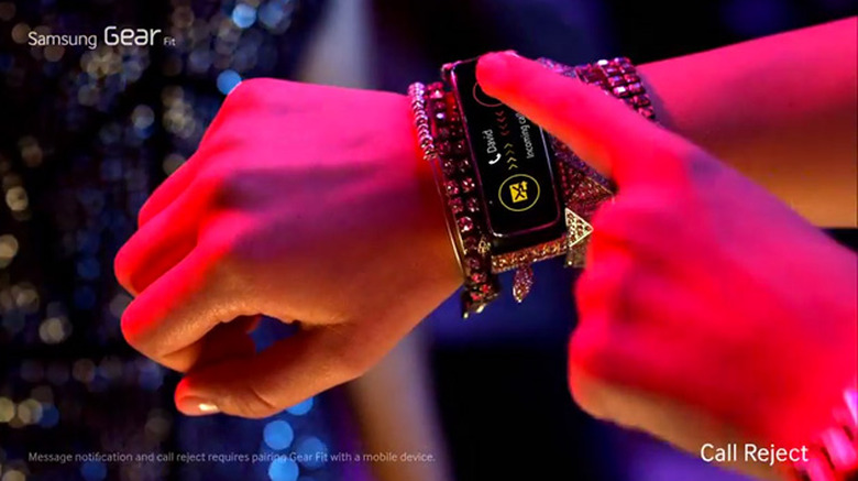 Samsung Gear Fit TV spot