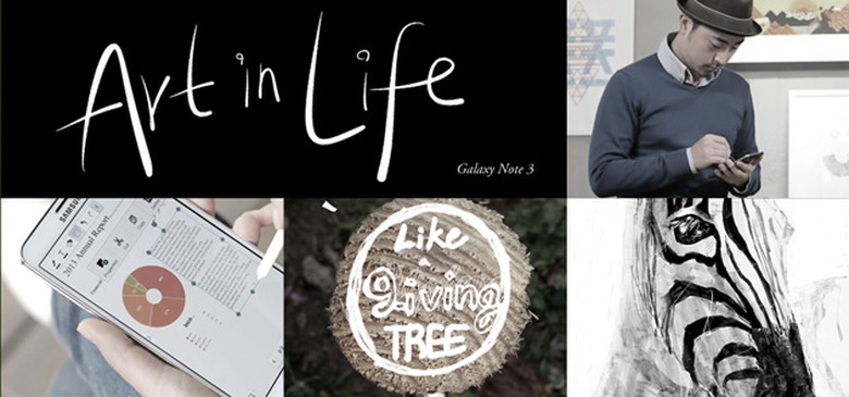 Samsung's design website shows the Galaxy Note 3