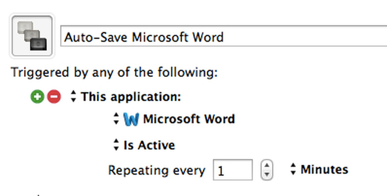 screenshot of Keyboard Maestro macro