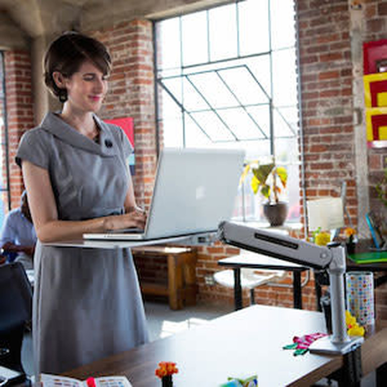 Ergotron WorkFit-P Sit-Stand Workstation