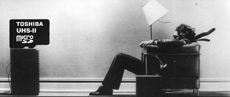 Blown away by Toshiba's microSD UHS-II card