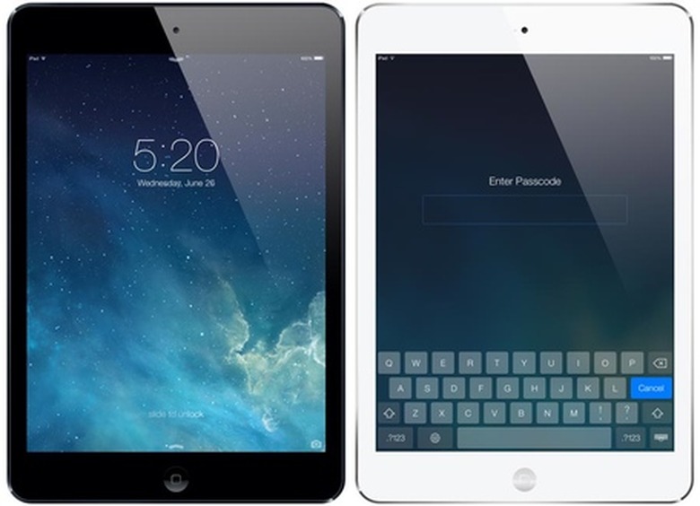 iOS 7 lock screen