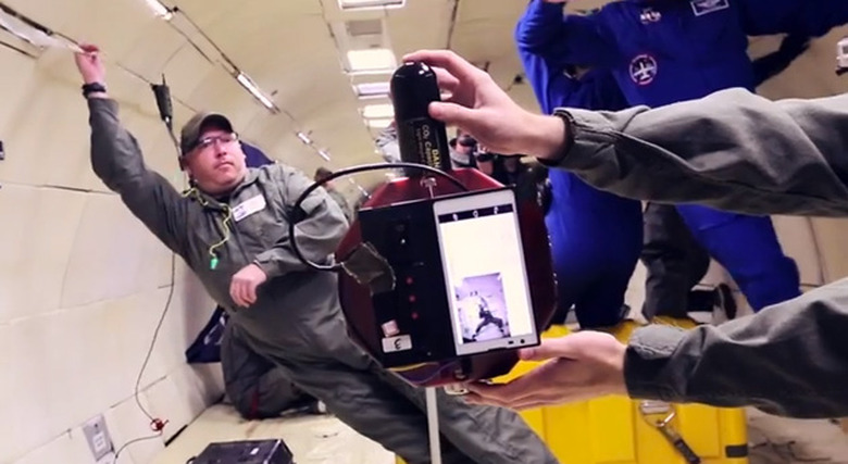 Project Tango on a NASA SPHERE in zero gravity