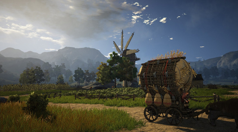 Black Desert windmill