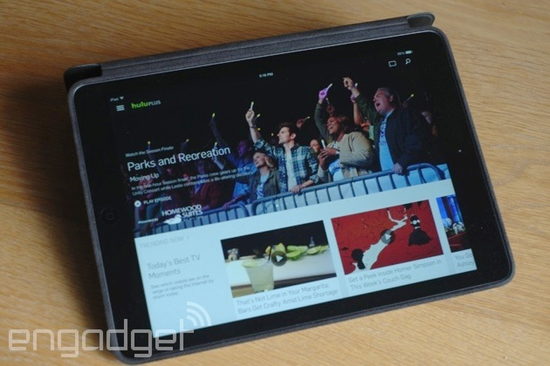 Hulu Plus on an iPad