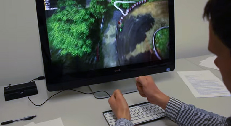 Microsoft Type-Hover-Swipe motion-sensing keyboard
