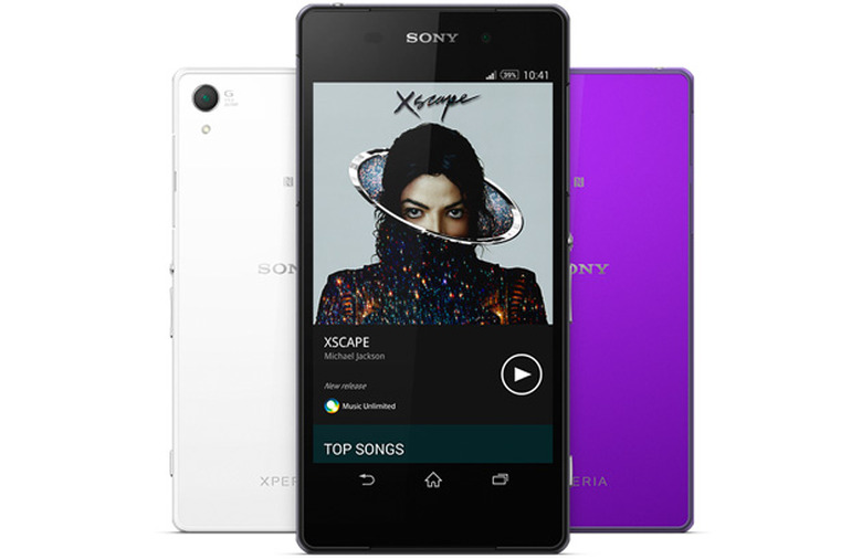 Sony Xperia Z2 with Michael Jackson's new album Xscape