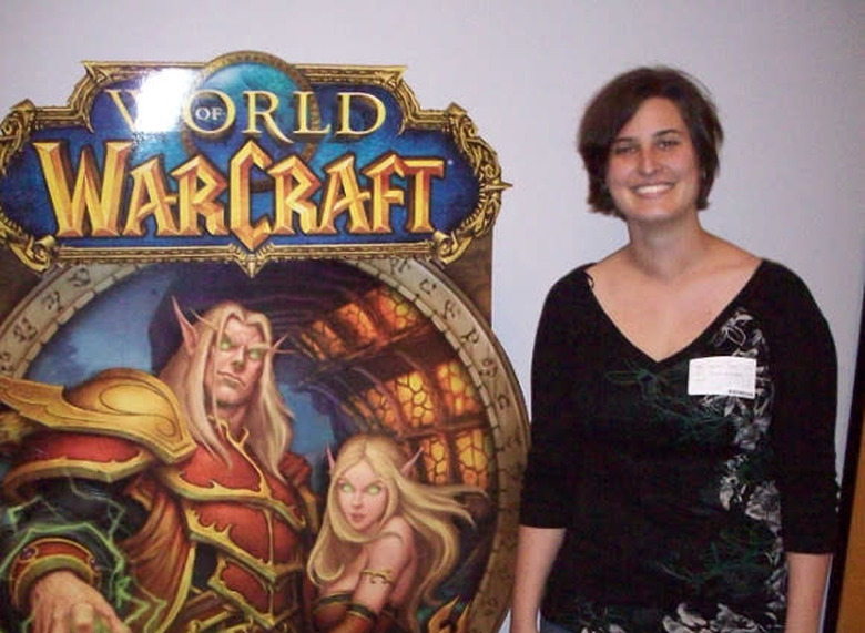 Sarah at Blizz HQ 2009