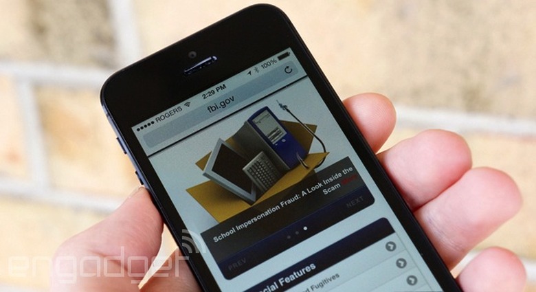 iPhone 5 makes a trip to the FBI