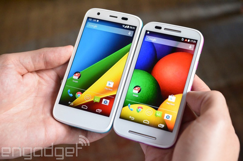 Motorola Moto G and Moto E