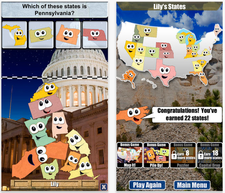 Stack the States for iPhone and iPad