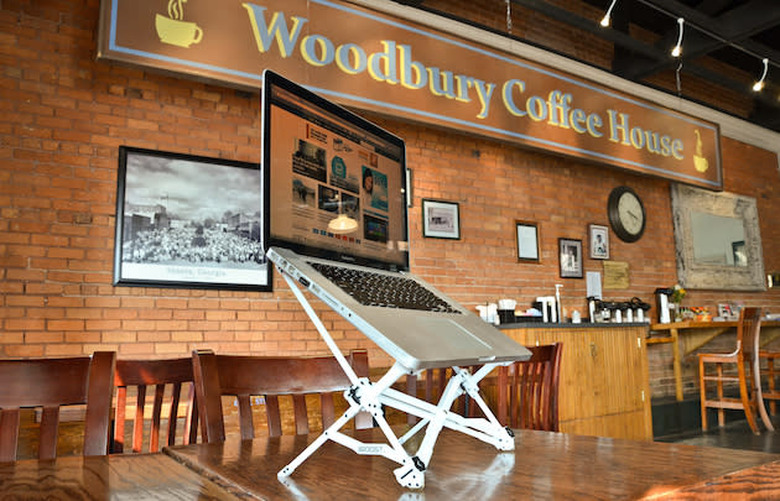 IRL: Roost's portable, foldable (and kinda pricey) laptop stand