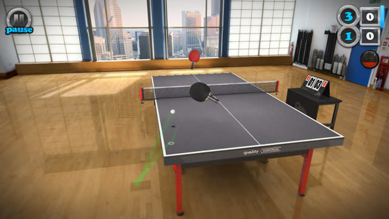 table tennis touch