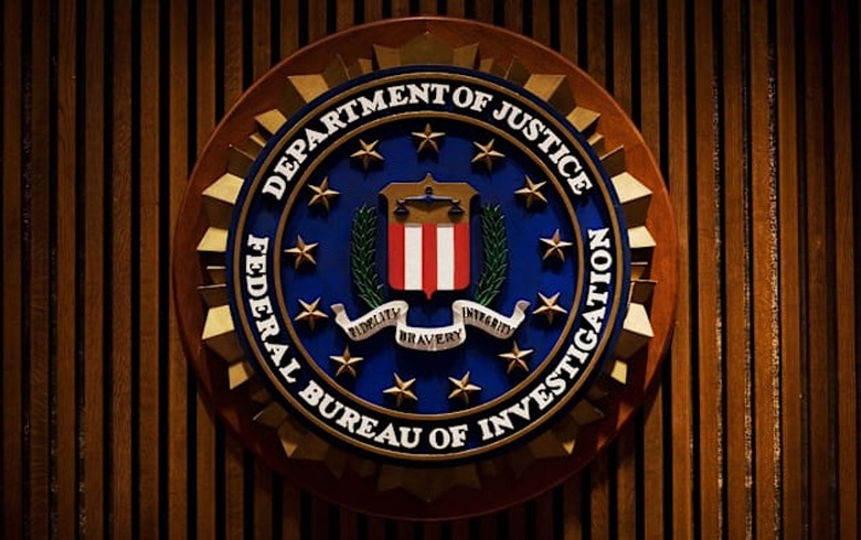 A crest of the Federal Bureau of Investi