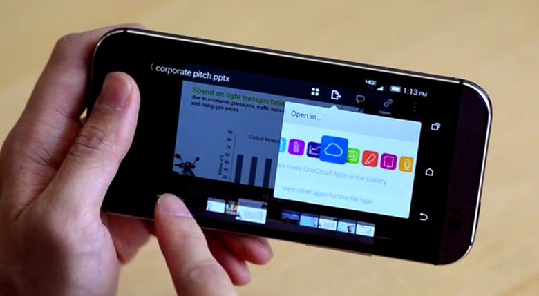 Box for Android launching OneCloud apps