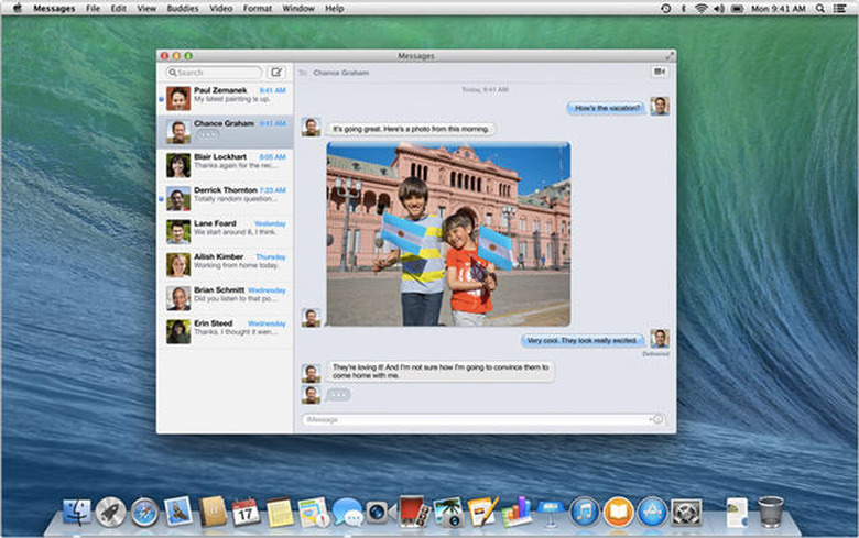 Messages Mavericks