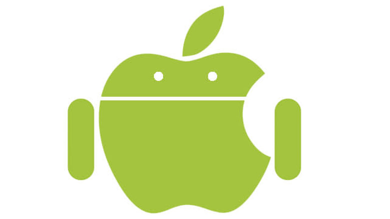 android apple logo
