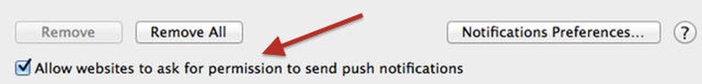 safari push notification toggle