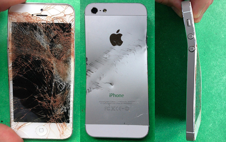 trashed iphone