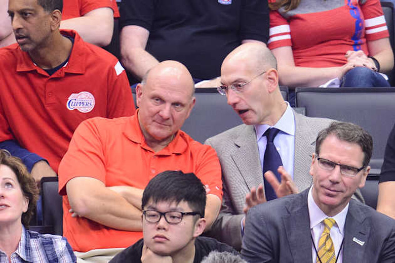 Celebrities At The Los Angeles Clippers Game