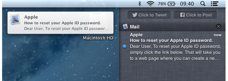 OS X Notifications