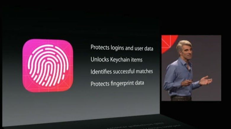 craig federighi shows off touch id in ios 8